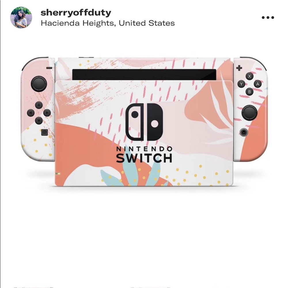 Laurdiy Nintendo Switch Skin Sticker NEW